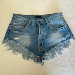 High waisted Jean Shorts